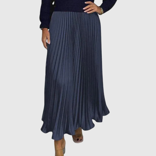 ALARICE | ABITO MAXI CON MAGLIONE E GONNA PLISSETTATA