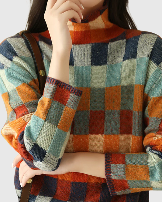 SELVIANNE | MAGLIONE DONNA CON COLLO ALTO