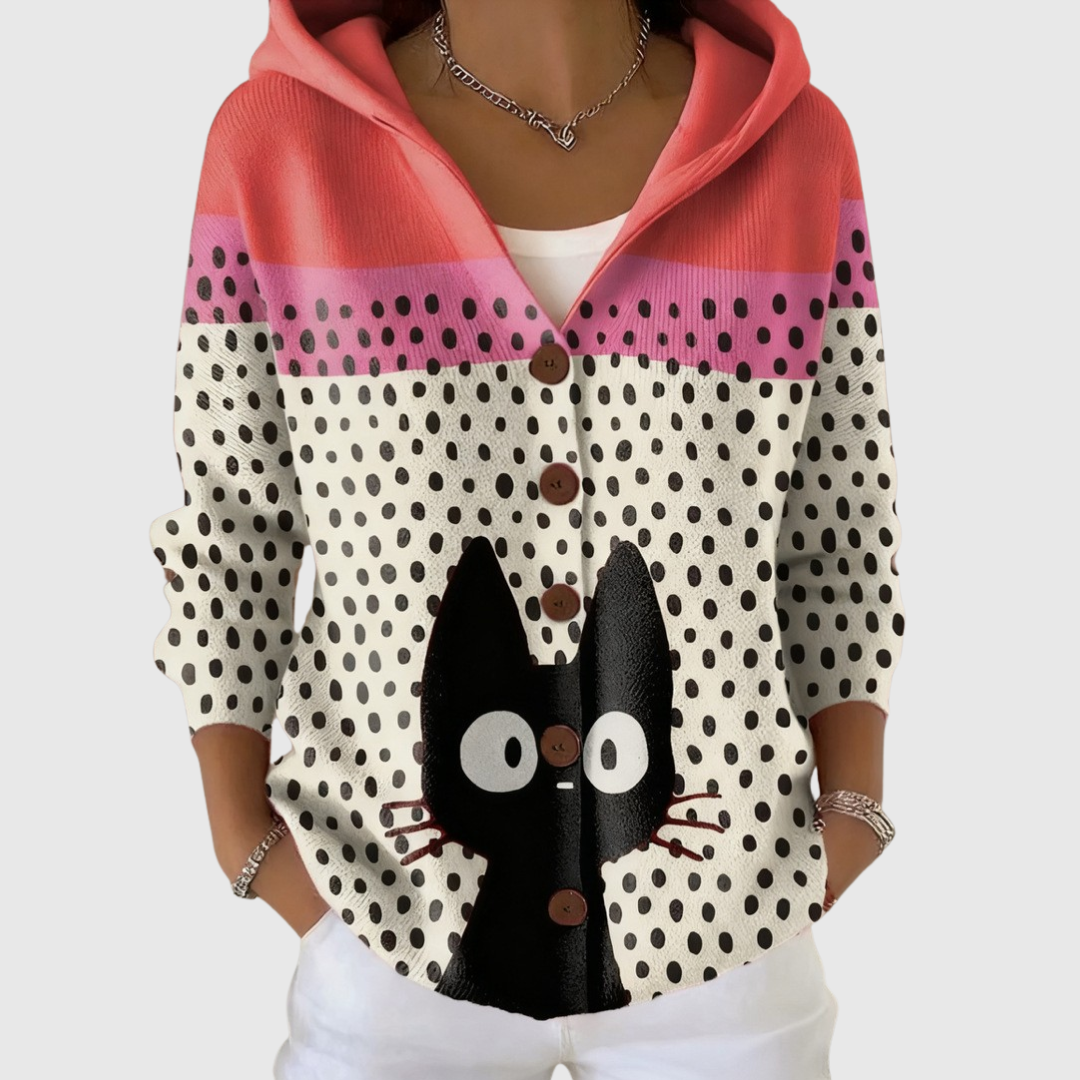 Noémie | Cardigan Cat Pop Spirit
