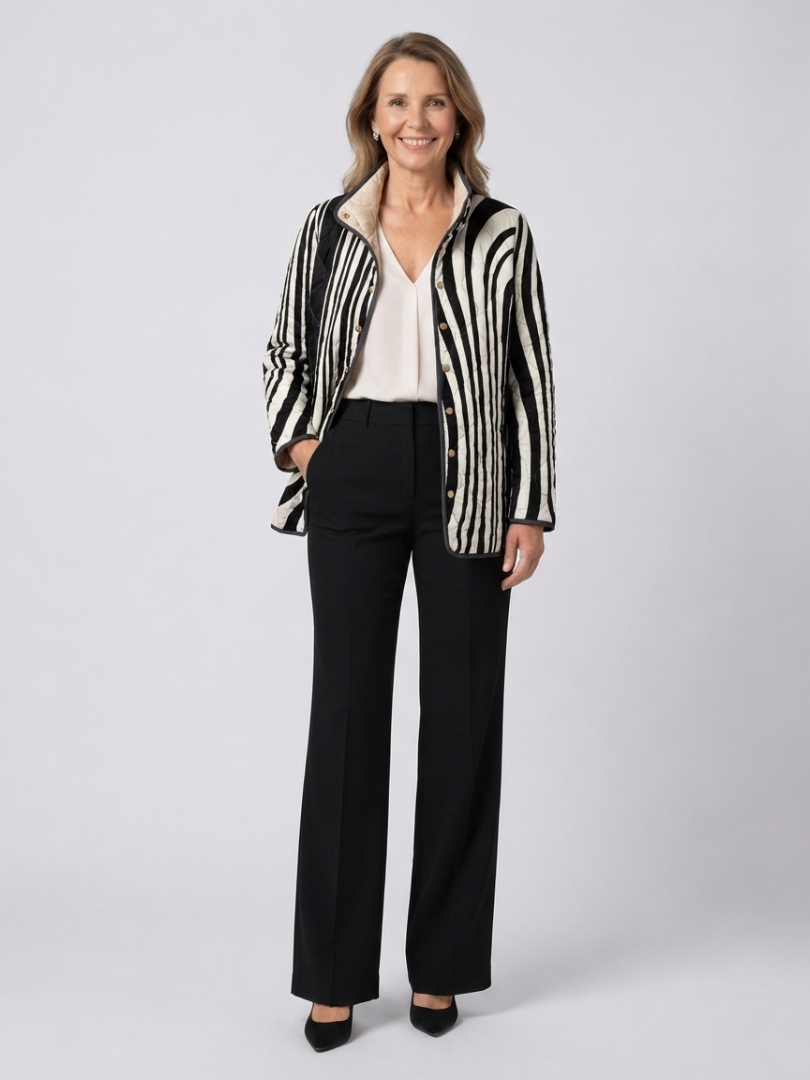 Edith | Giacca Zebra Trapuntata