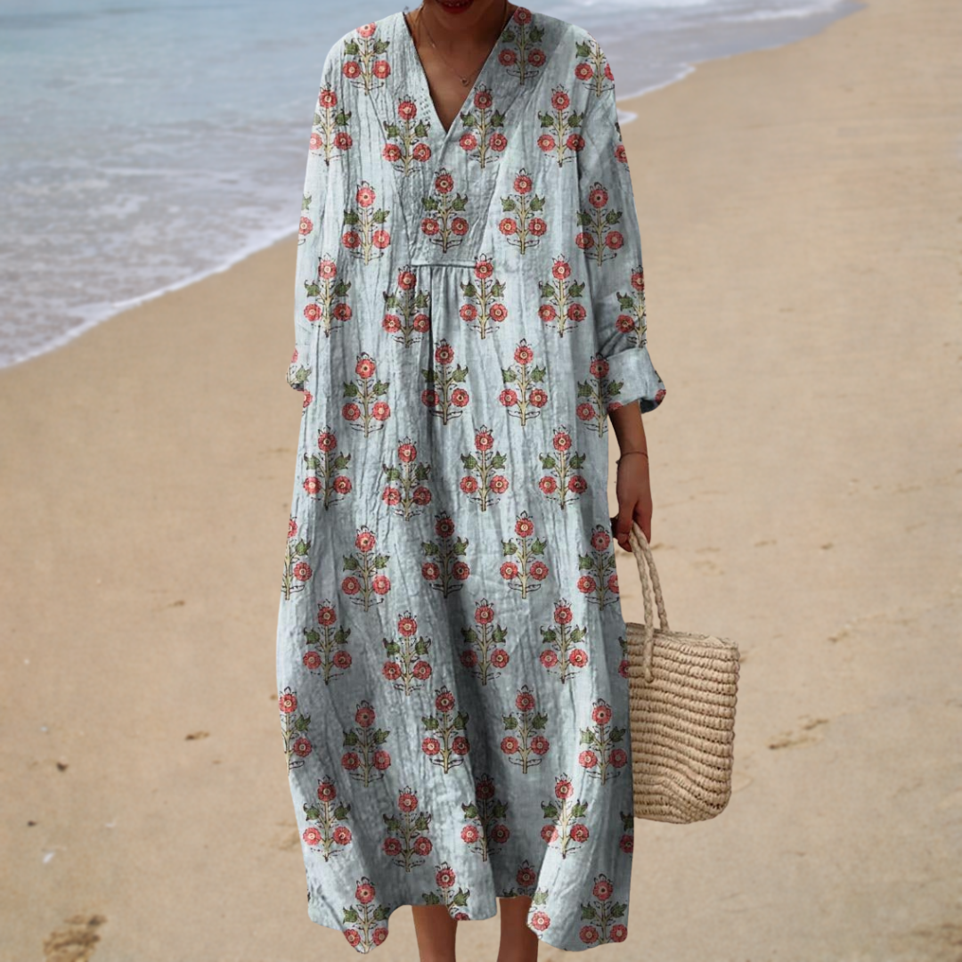 Abito Maxi Vintage Floreale