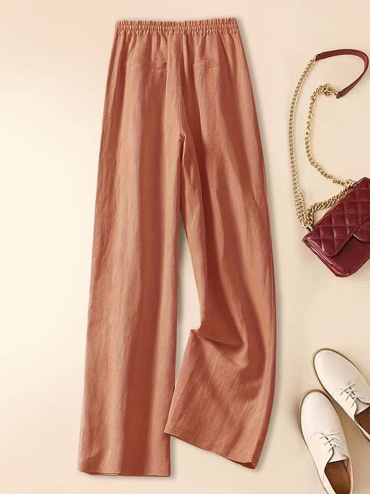 Imara | Pantaloni Larghi con Coulisse