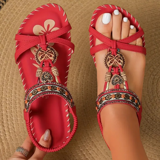 Flora | Sandali in Stile Ibiza che Combinano Comfort ed Eleganza