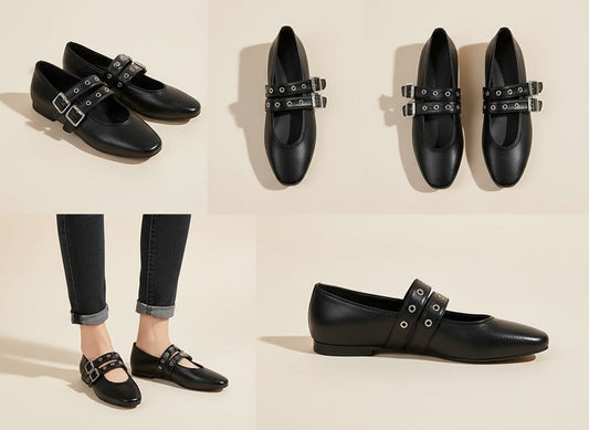 Ivy | Ballerine a doppia fibbia
