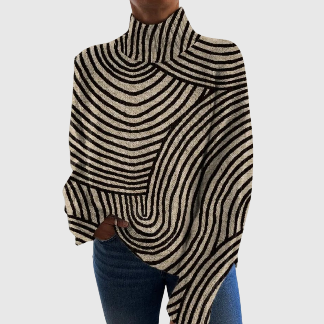 BLYTHEWYN | MAGLIONE A COLLO ALTO LAVORATO A MANO