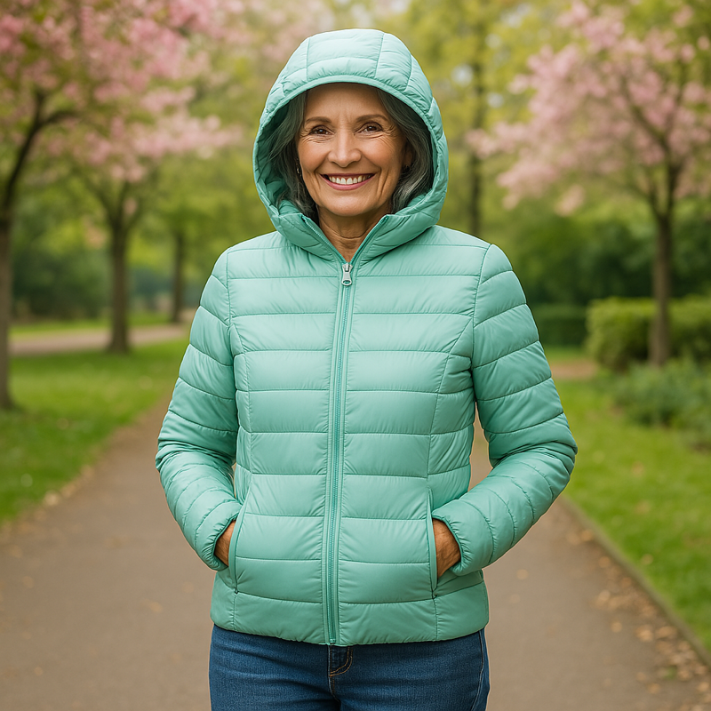 Giacca Padded Metta di Transizione | Verde Menta
