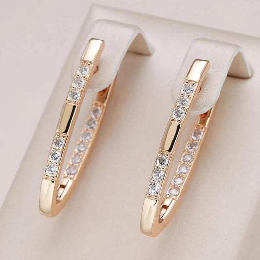 ORECCHINI IN ZIRCONIA LUXE GOLD