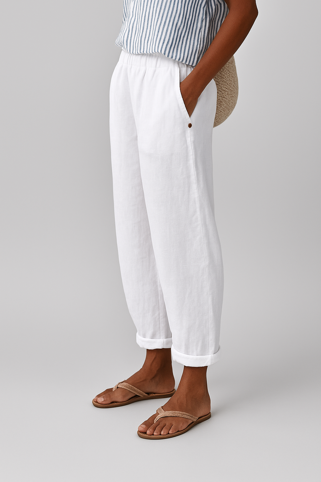 Noraya | Pantaloni Eleganti con Tasche Laterali