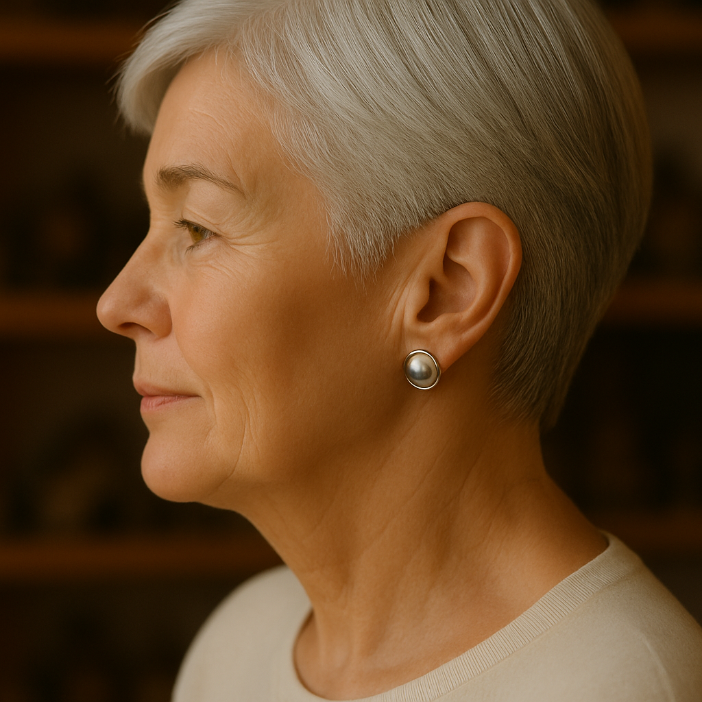 ORECCHINI IN PERLE NERE SOPHISTICATE