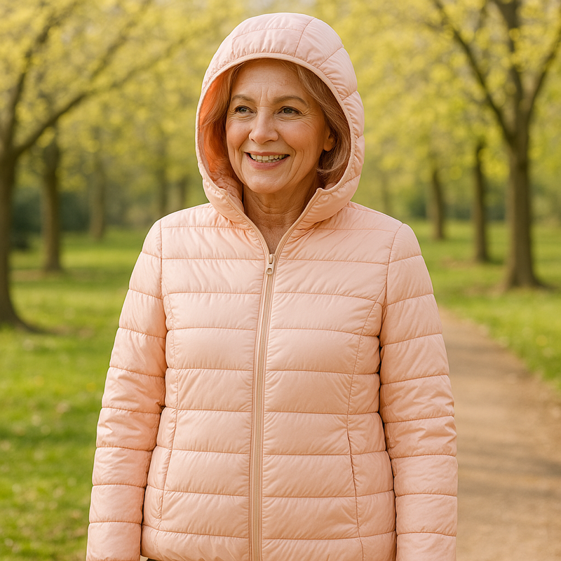 Giacca Padded Metta Trasizionale | Rosa Chiaro