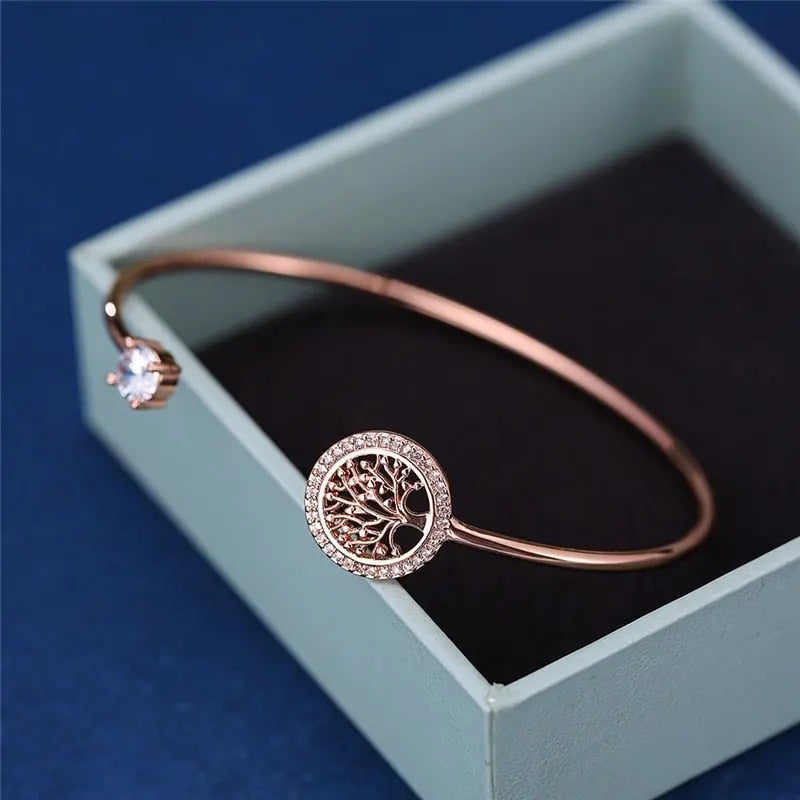 BRACCIALE REGOLABILE ALBERO DELLA VITA