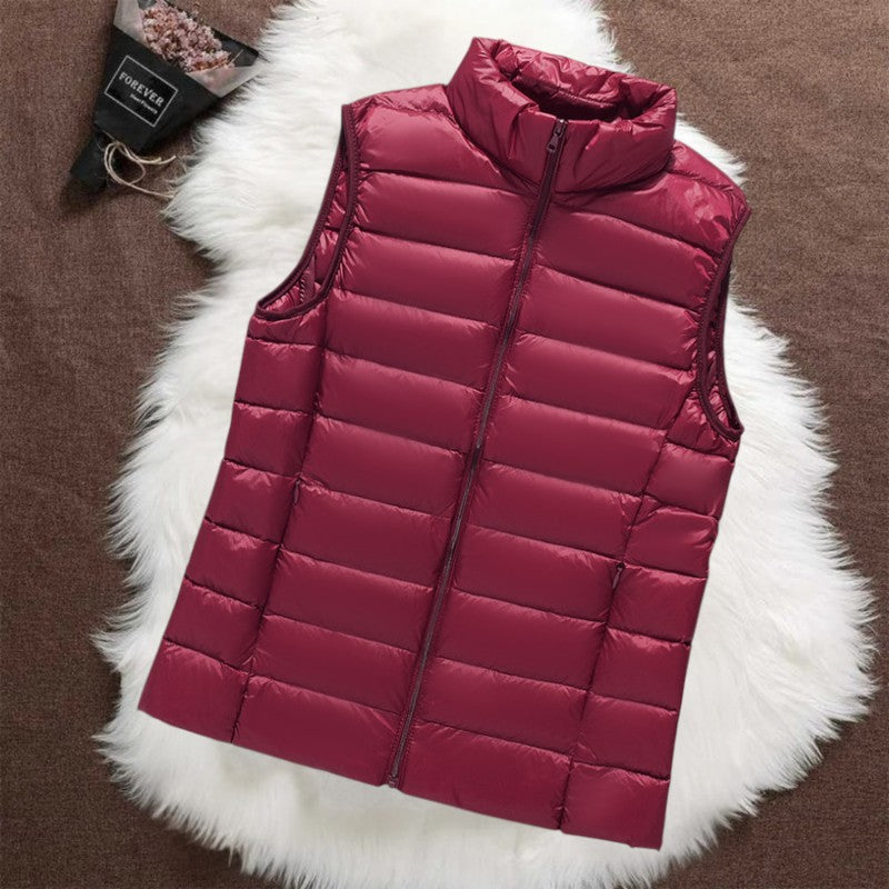 Gilet Imbottito Isa | Rosso Scuro