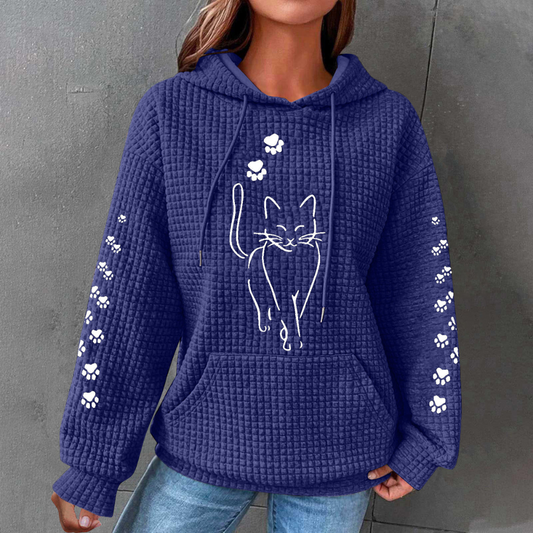 SAVANNAH | FELPA DONNA CON CAPPUCCIO CALDA E CONFORTEVOLE