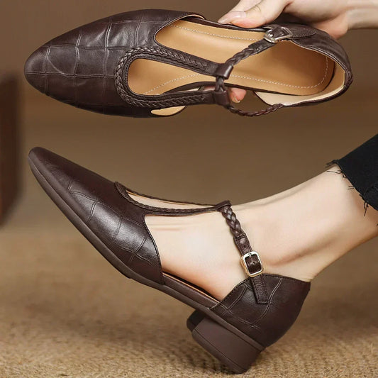 RISLA | MARY JANES IN PELLE SOFFICE