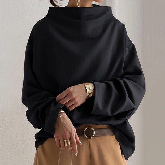 ELSPETH | TOP CASUAL CON COLLO ALTO