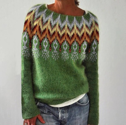 Luzia | Maglione Retro Confortevole