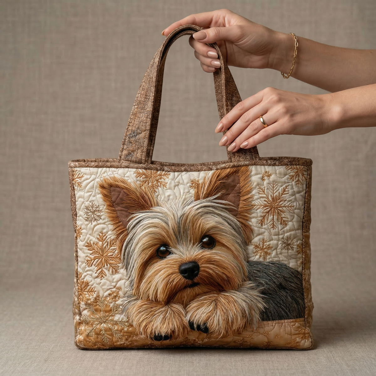 Borsa Tote Artigianale Yorkshire Incantevole