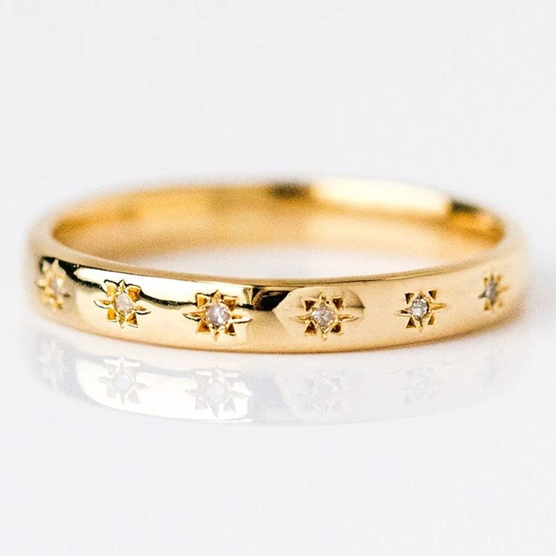 Anello in Oro e Zirconia