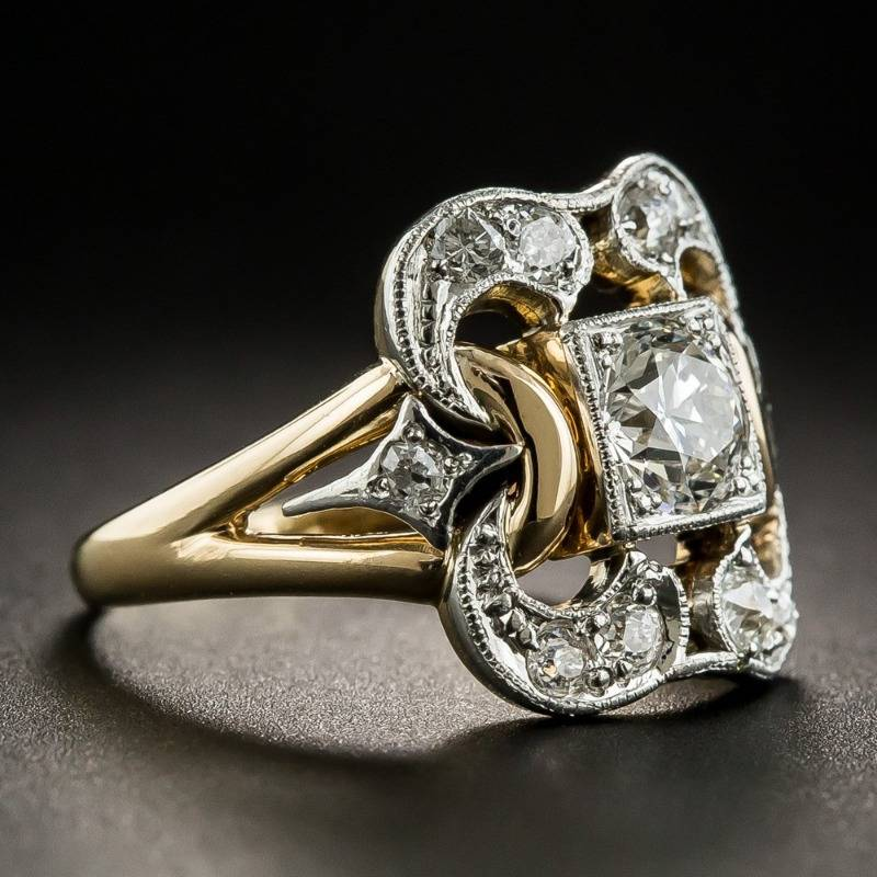 Anello in Zirconia Vintage