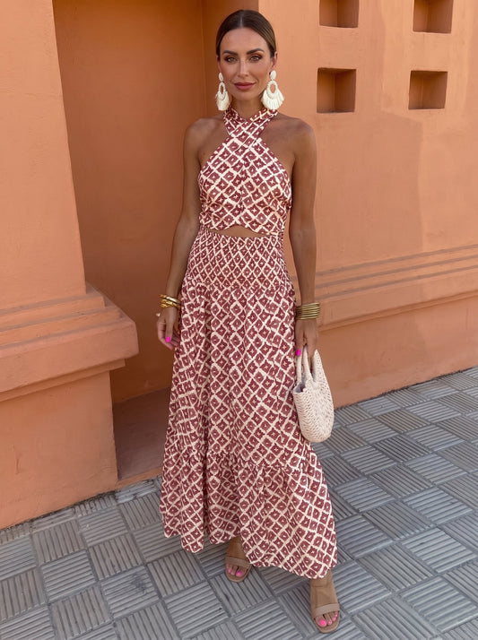 Elsa | Elegante Set Coordinato Off-Shoulder