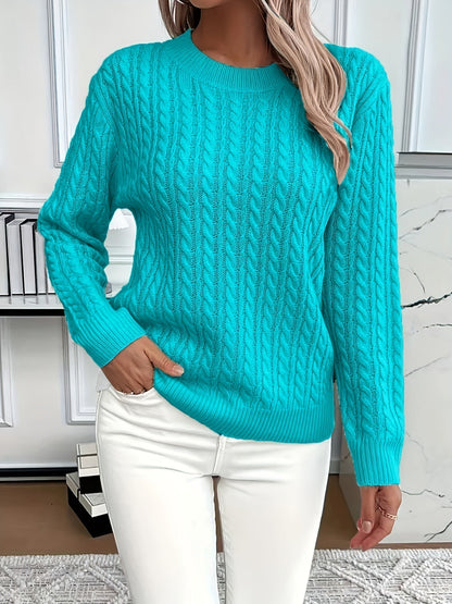 BERNILA | MAGLIONE IN MAGLIA CABLE INVERNALE