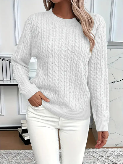 BERNILA | MAGLIONE IN MAGLIA CABLE INVERNALE