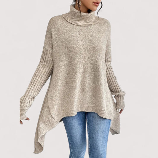 Fenella | Maglione Lungo con Collo Alto