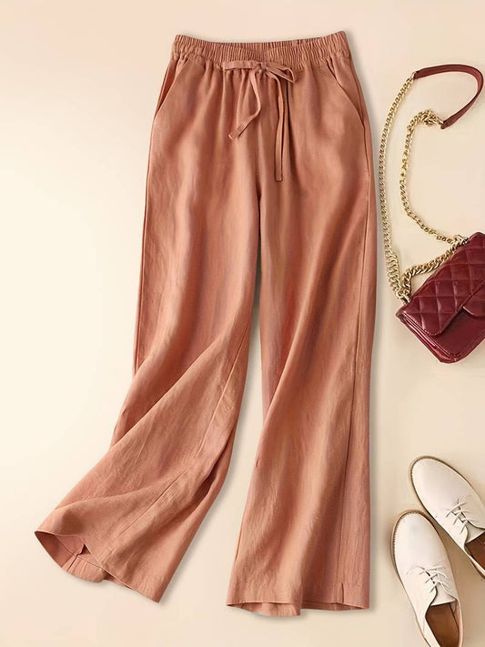 Imara | Pantaloni Larghi con Coulisse