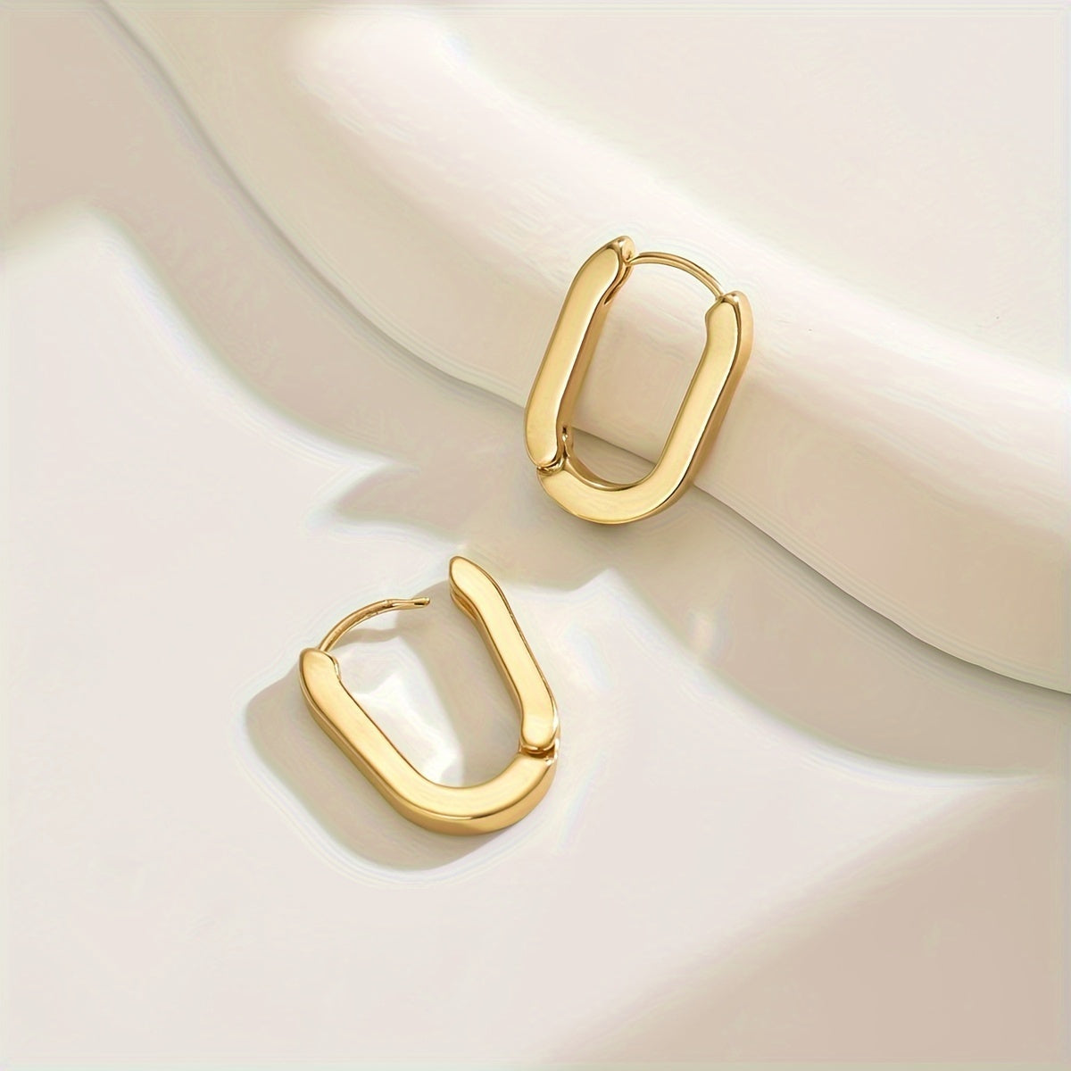 ORECCHINI A CERCHIO GEOMETRICI IN ORO