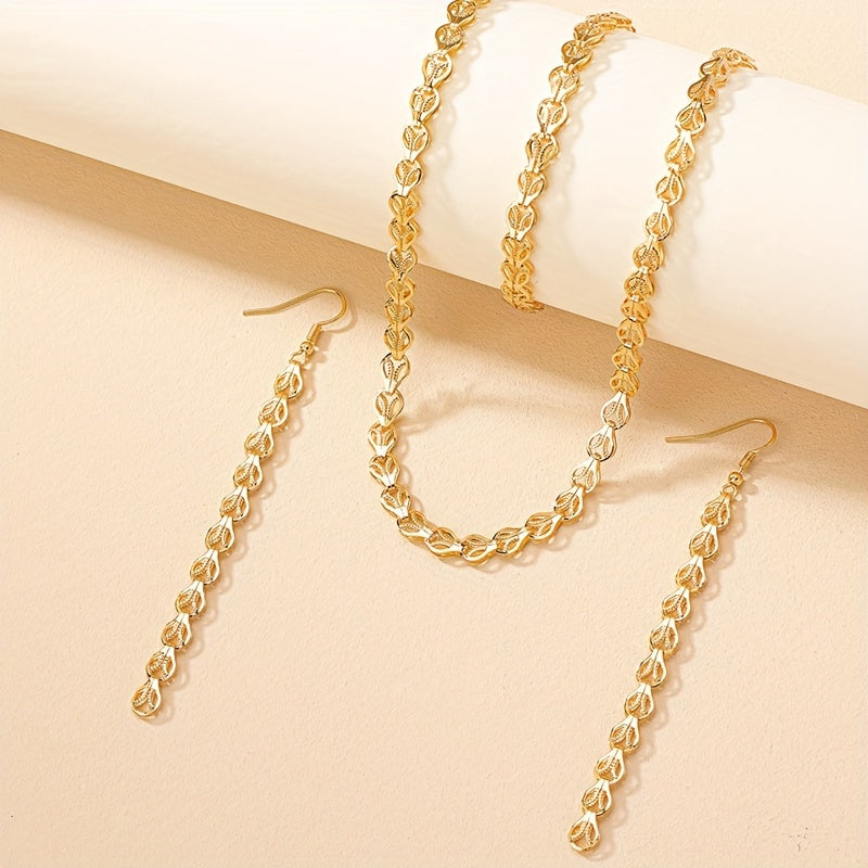 SET DI GIOIELLI ELEGANTE IN 3 PEZZI