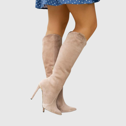 Aureline | Stivali in Pelle Chic con Tacco a Spillo
