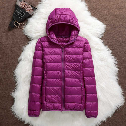 Giacca Padded Metta di Transizione | Viola