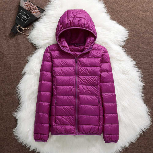 Giacca Padded Metta di Transizione | Viola