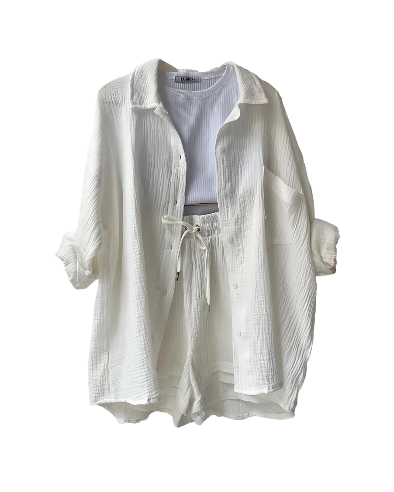 Phoebe | Set di Pantaloni Corti in Cotone