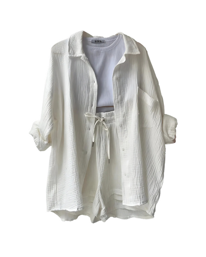 Phoebe | Set di Pantaloni Corti in Cotone