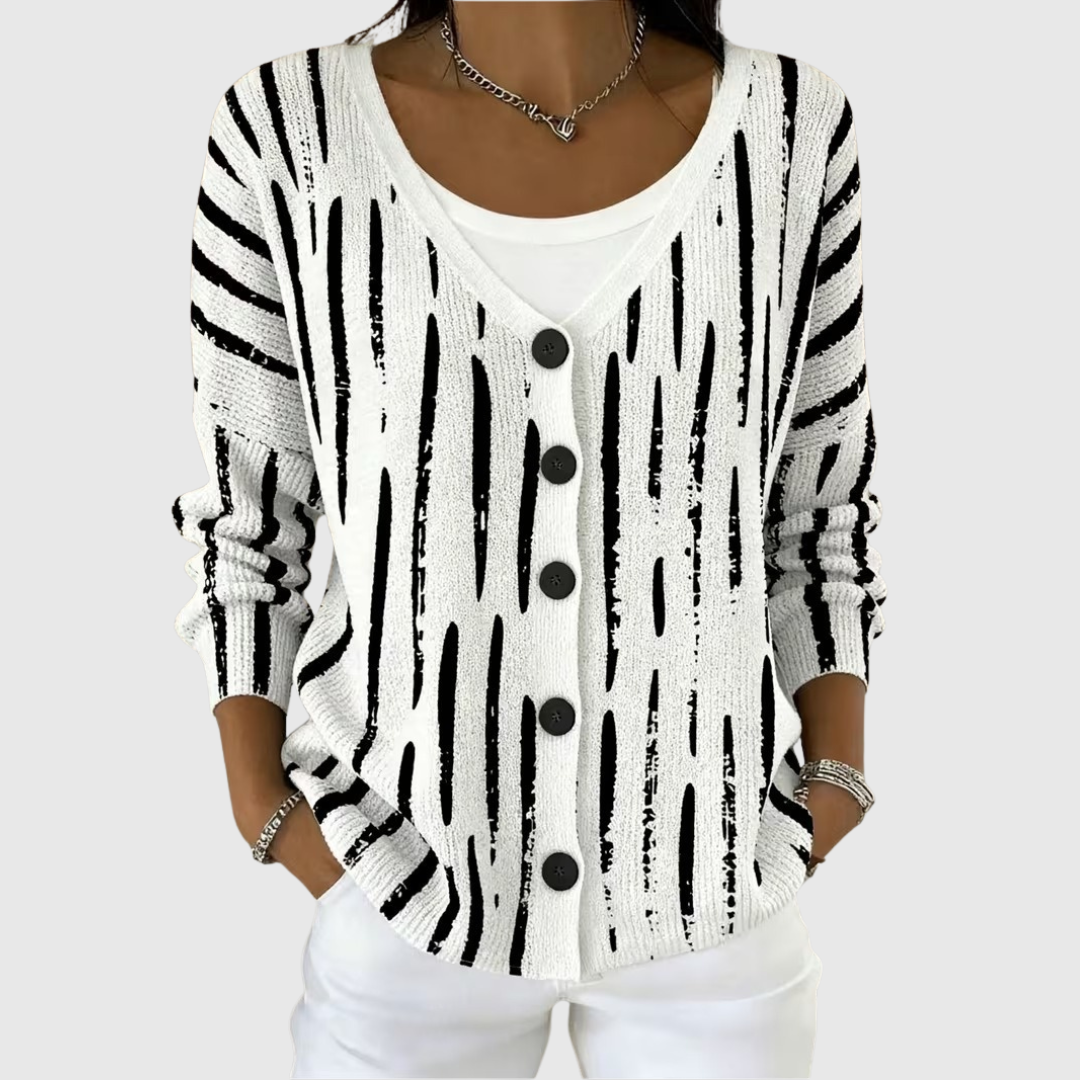 Violette | Cardigan Grafico Elegante