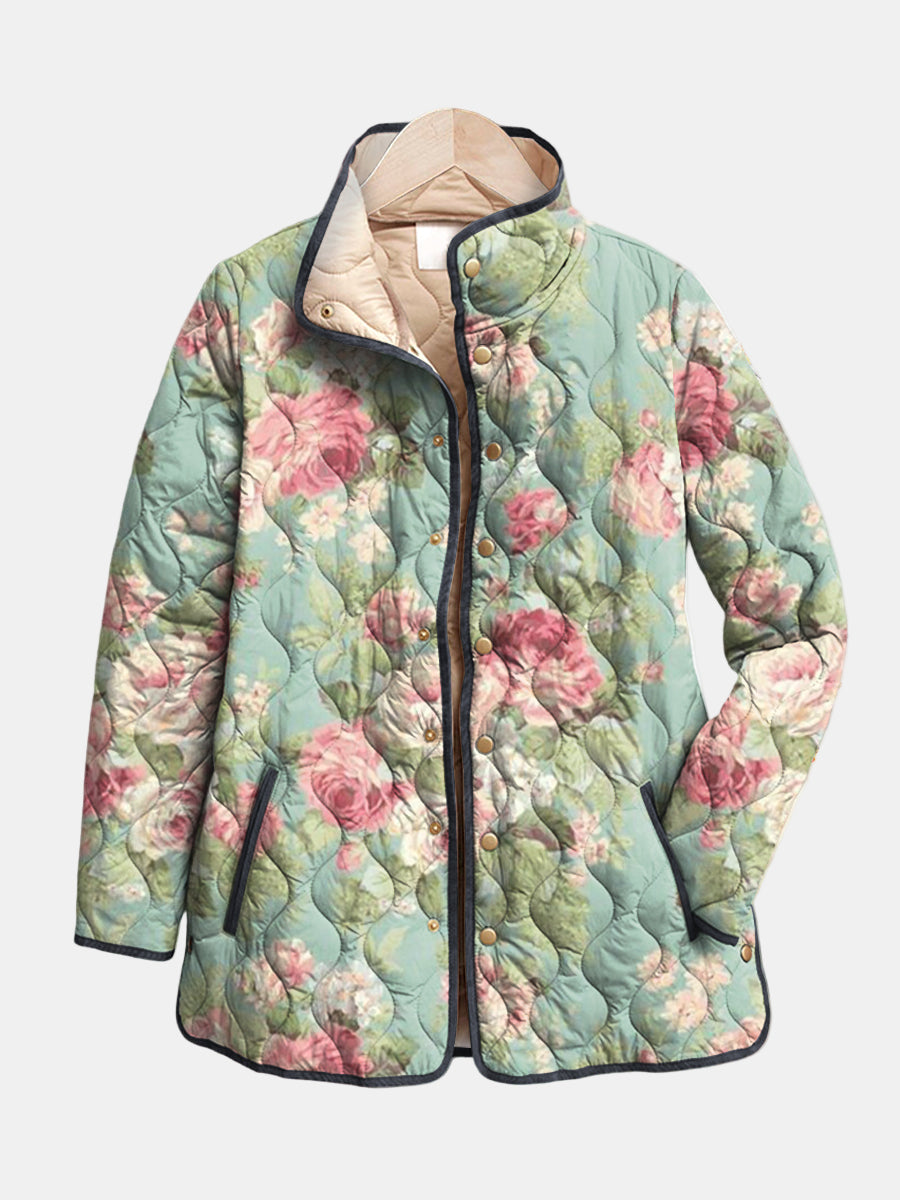 Agnes | Giacca Trapuntata Rosa Antico