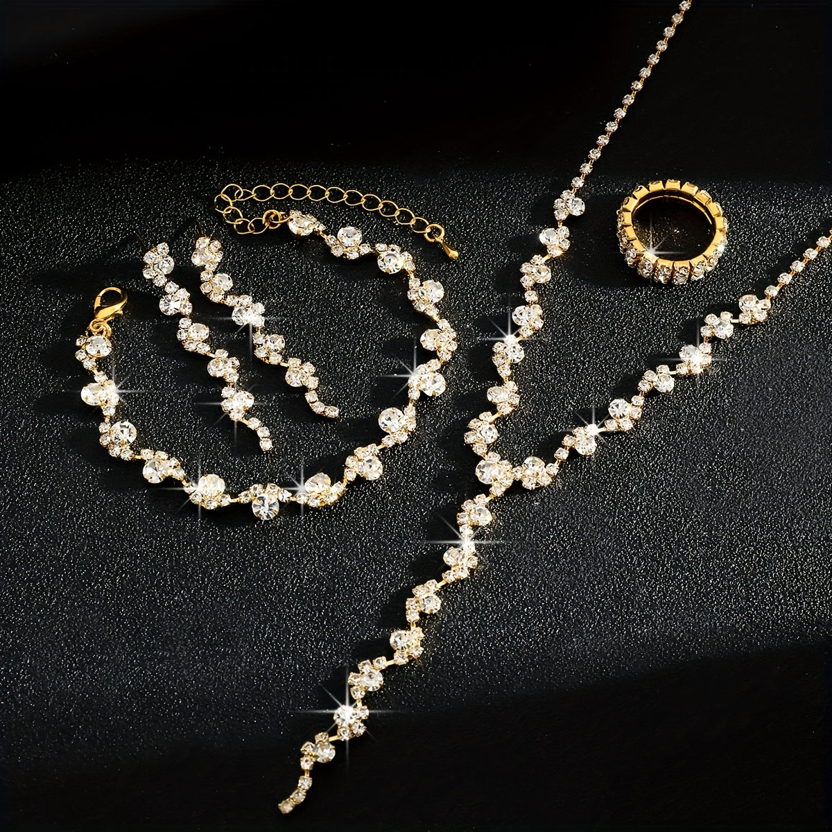 VALERINE | SET DI GIOIELLI CON FIORI BRILLANTI DI ALTA GAMMA