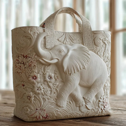 Borsa a Design Elefante Fatta a Mano