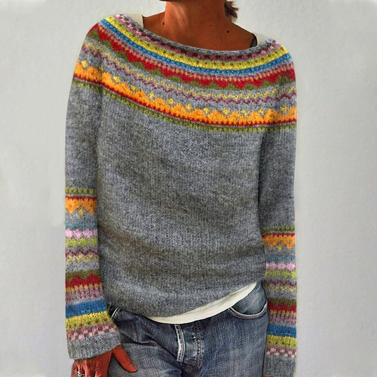 Elyse | Maglione in Lana Retro