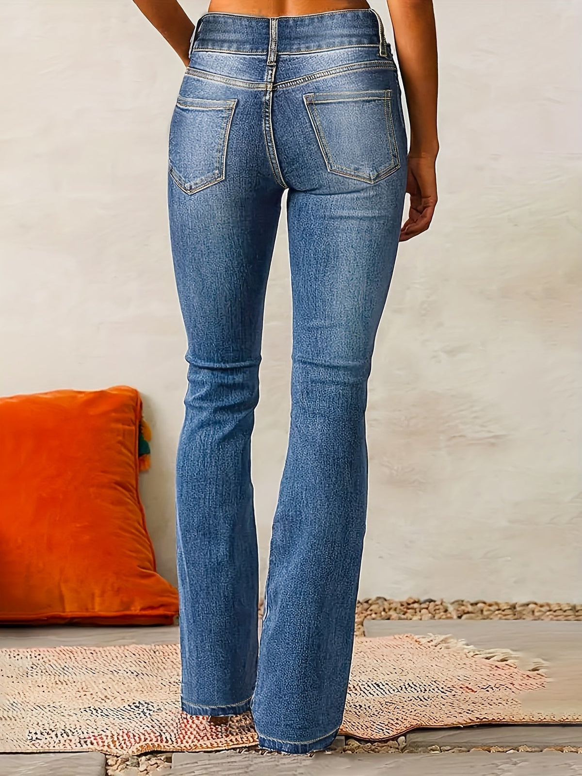 Ivyra | Jeans a Campana a Vita Alta
