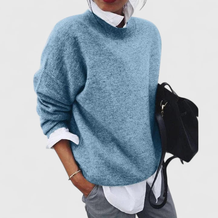LORNA WINTERBERRY | MAGLIONE ELEGANTE INNEVATO