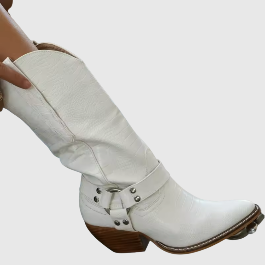 Fiorenne | Stivali in Pelle Cowboy Luxe