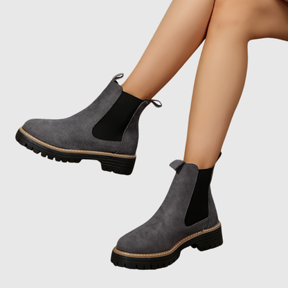 Greer | Mocassini Neri con Plateau