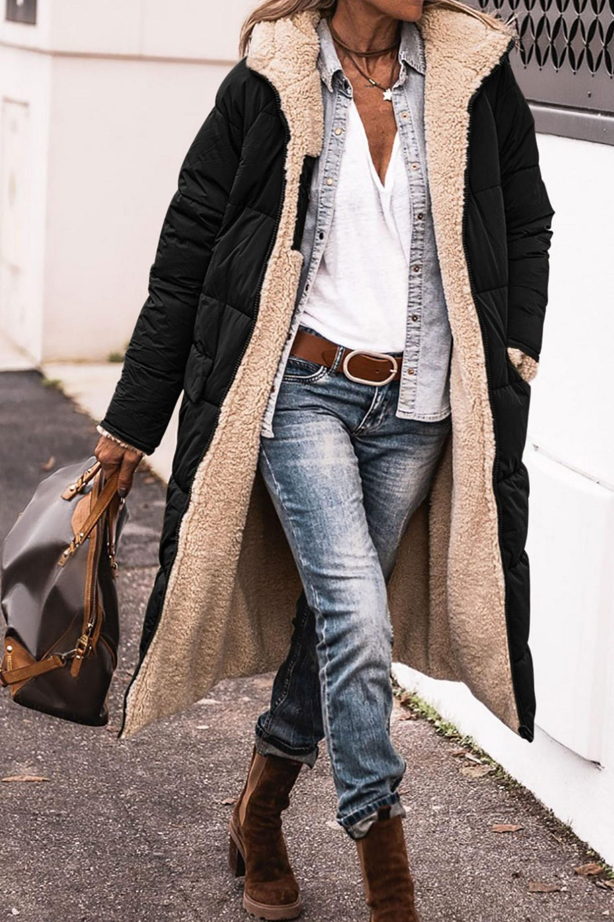 Amelia | Cappotto Elegante Reversibile per Donne