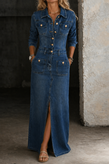 Leila | Giacca di Jeans Classica e Confortevole