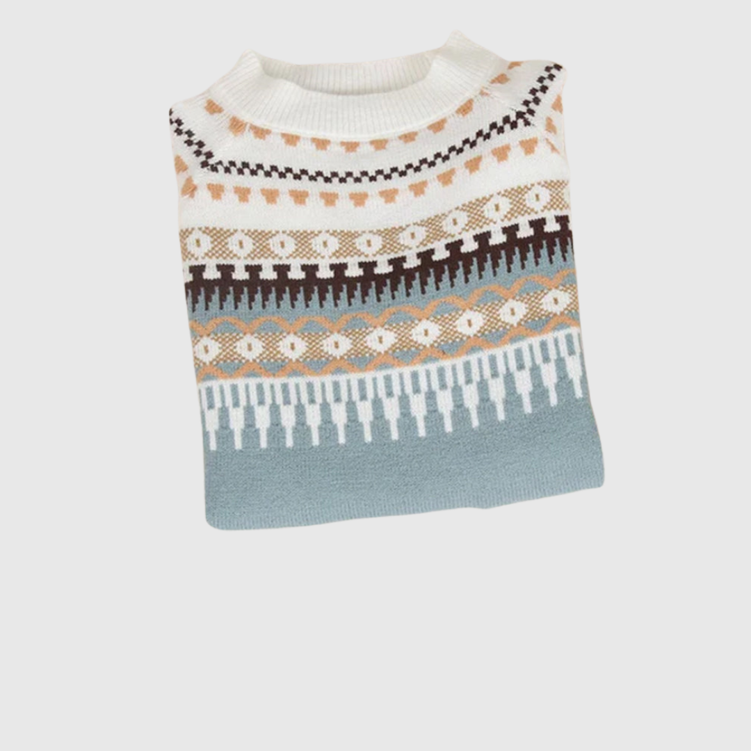 Celeste | Maglione Lavorato a Maglia