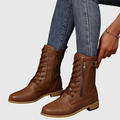 Carmine | Stivali in pelle con zip laterale confortevoli
