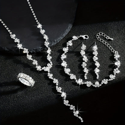 VALERINE | SET DI GIOIELLI CON FIORI BRILLANTI DI ALTA GAMMA