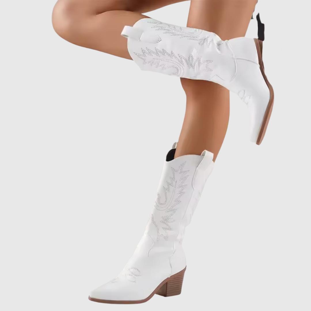 Marcellis | Stivali in Pelle Stile Country